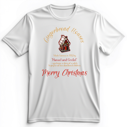 Gingerbread House Premium Tee White / S