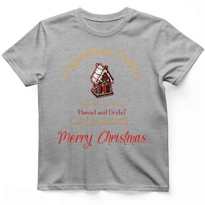 Gingerbread House T-Shirt Sport Grey / S