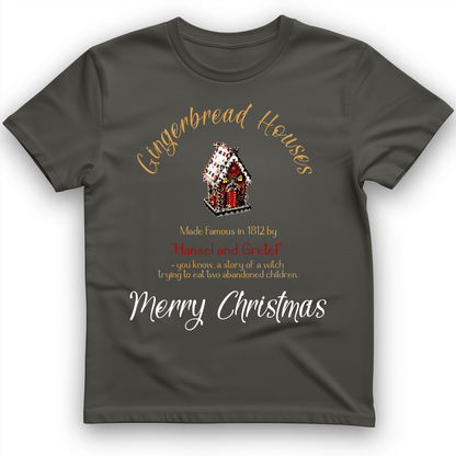 Gingerbread House T-Shirt Charcoal / S