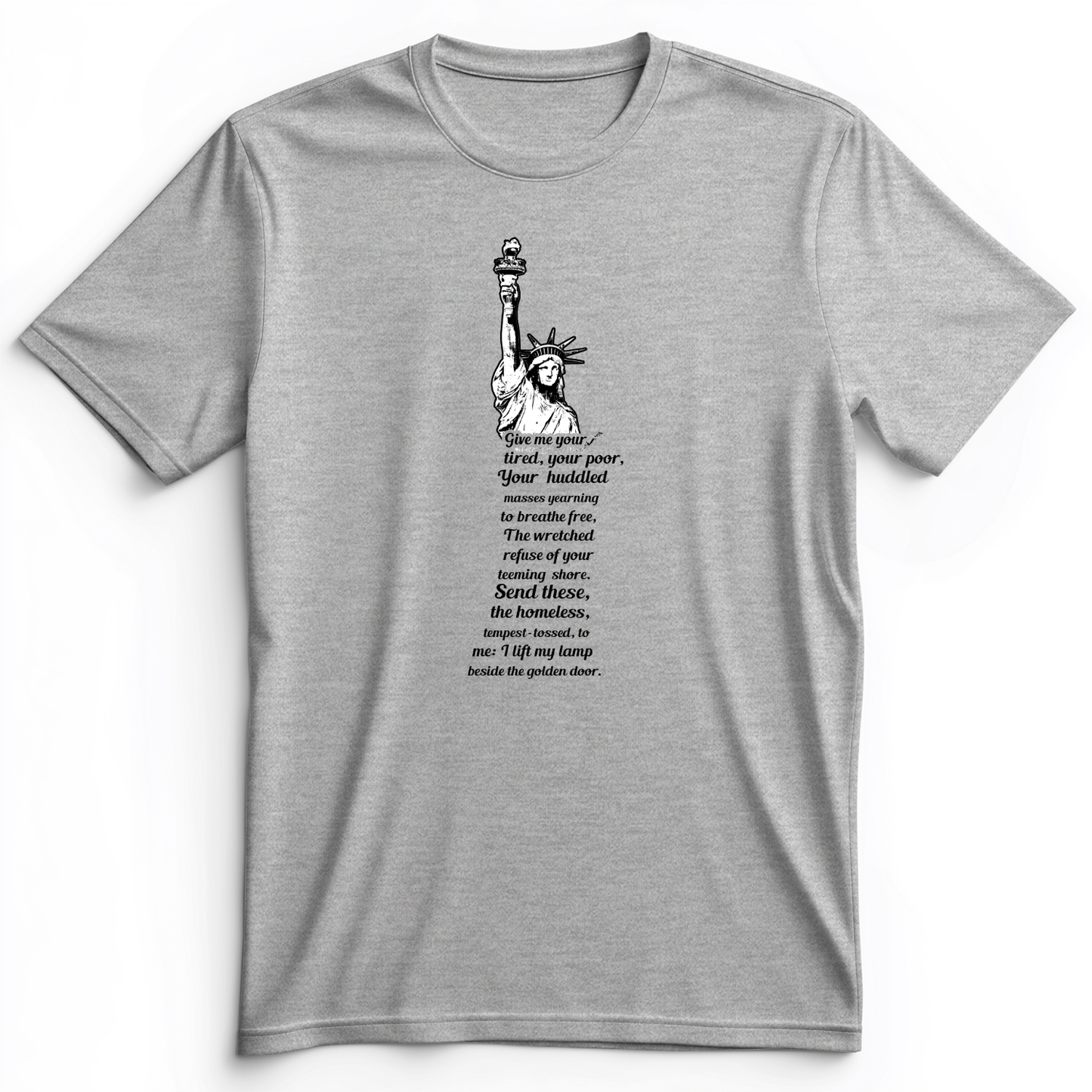 Give Me Your Tired Premium Tee Athletic Heather / S