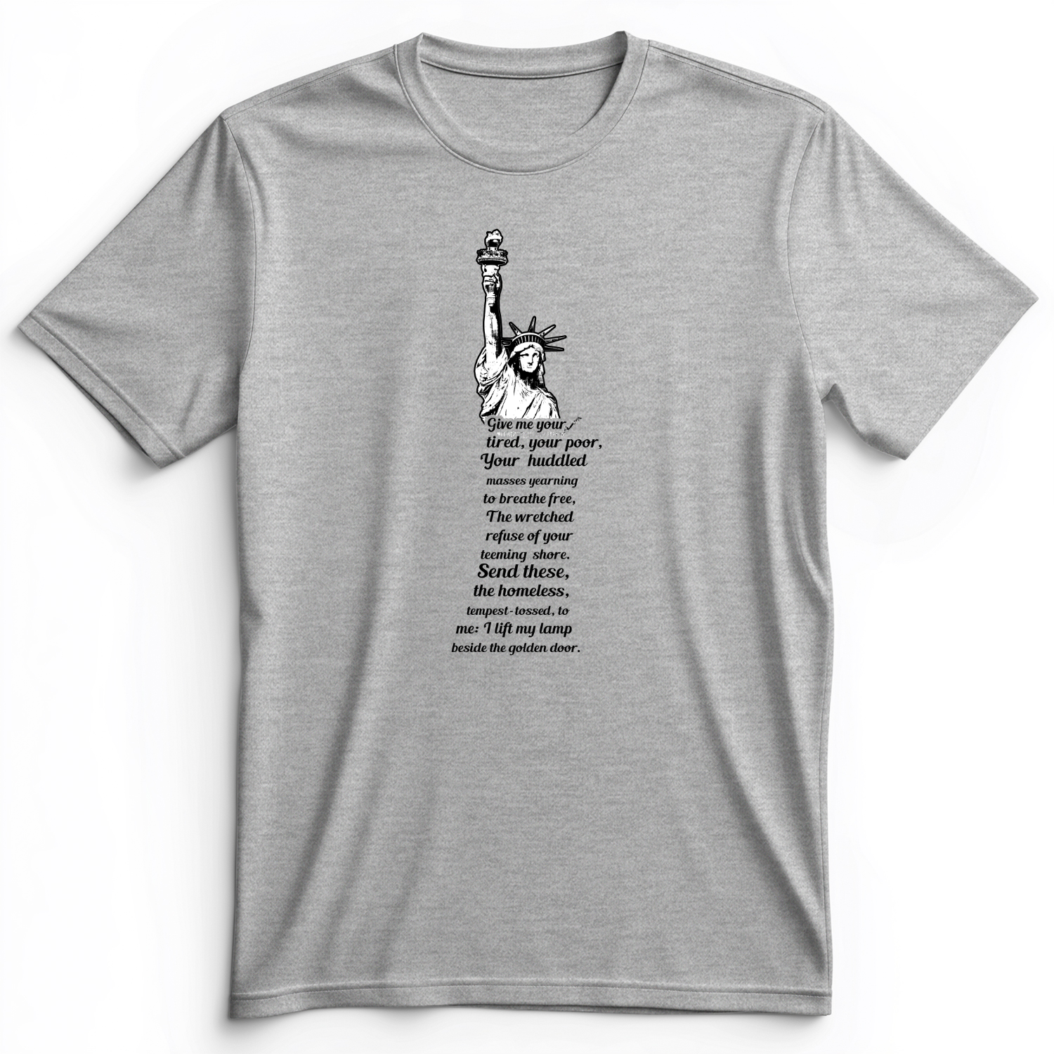 Give Me Your Tired Premium Tee Athletic Heather / S