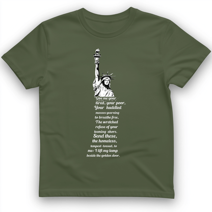 Give Me Your Tired T-Shirt Military Green / S