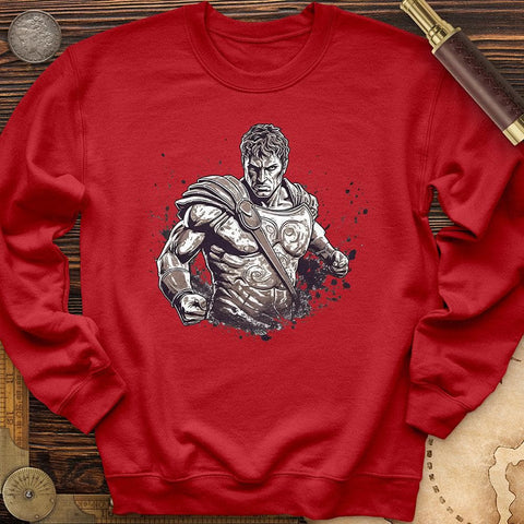 Gladiator Battle Crewneck Red / S