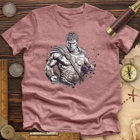 Gladiator Battle High Quality Tee Heather Mauve / S