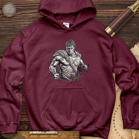 Gladiator Battle Hoodie Maroon / S