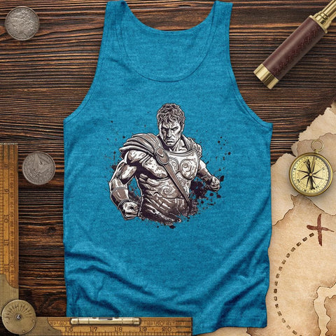 Gladiator Battle Tank Aqua TriBlend / XS