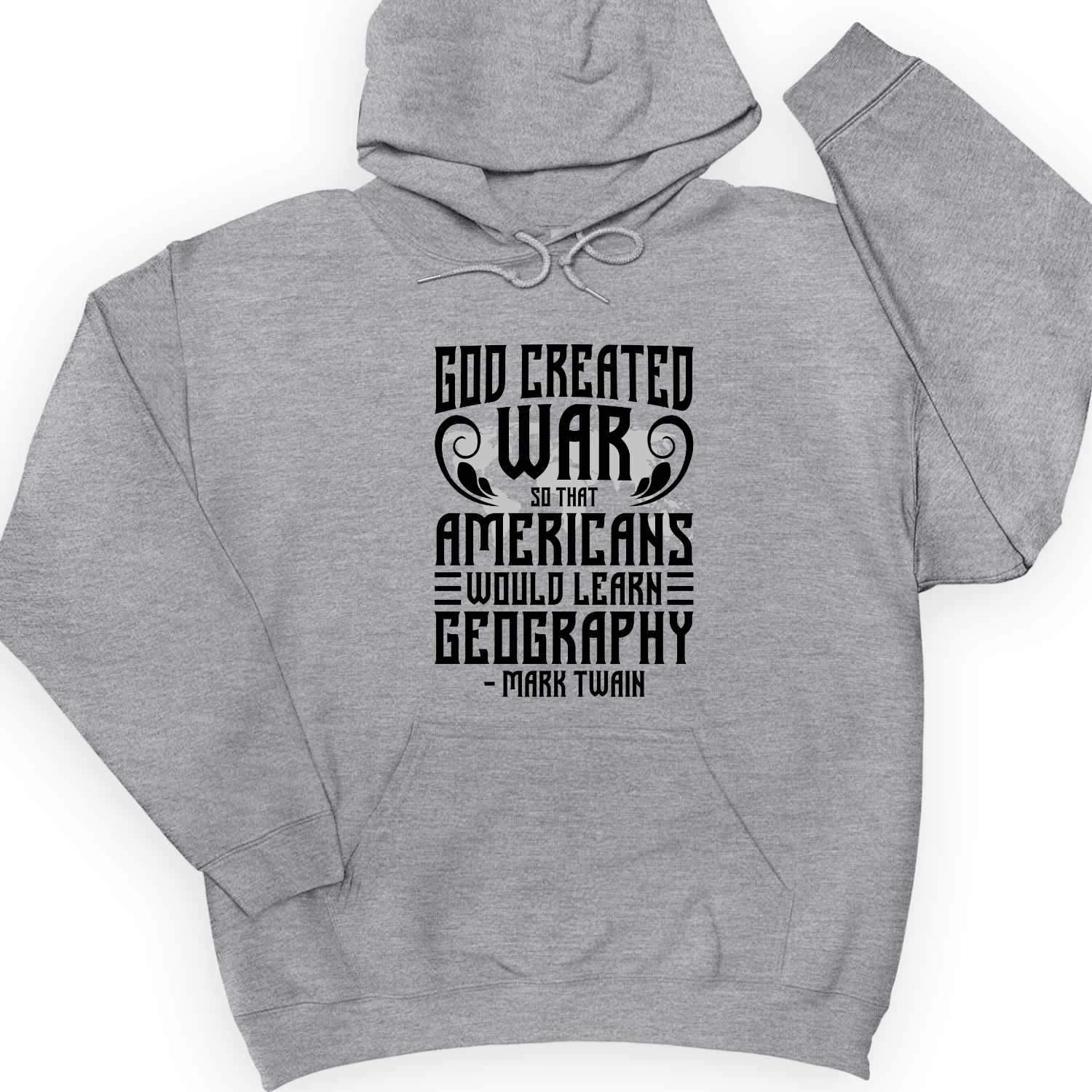 God Created War Hoodie Sport Grey / S