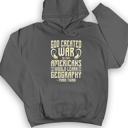 God Created War Hoodie Charcoal / S