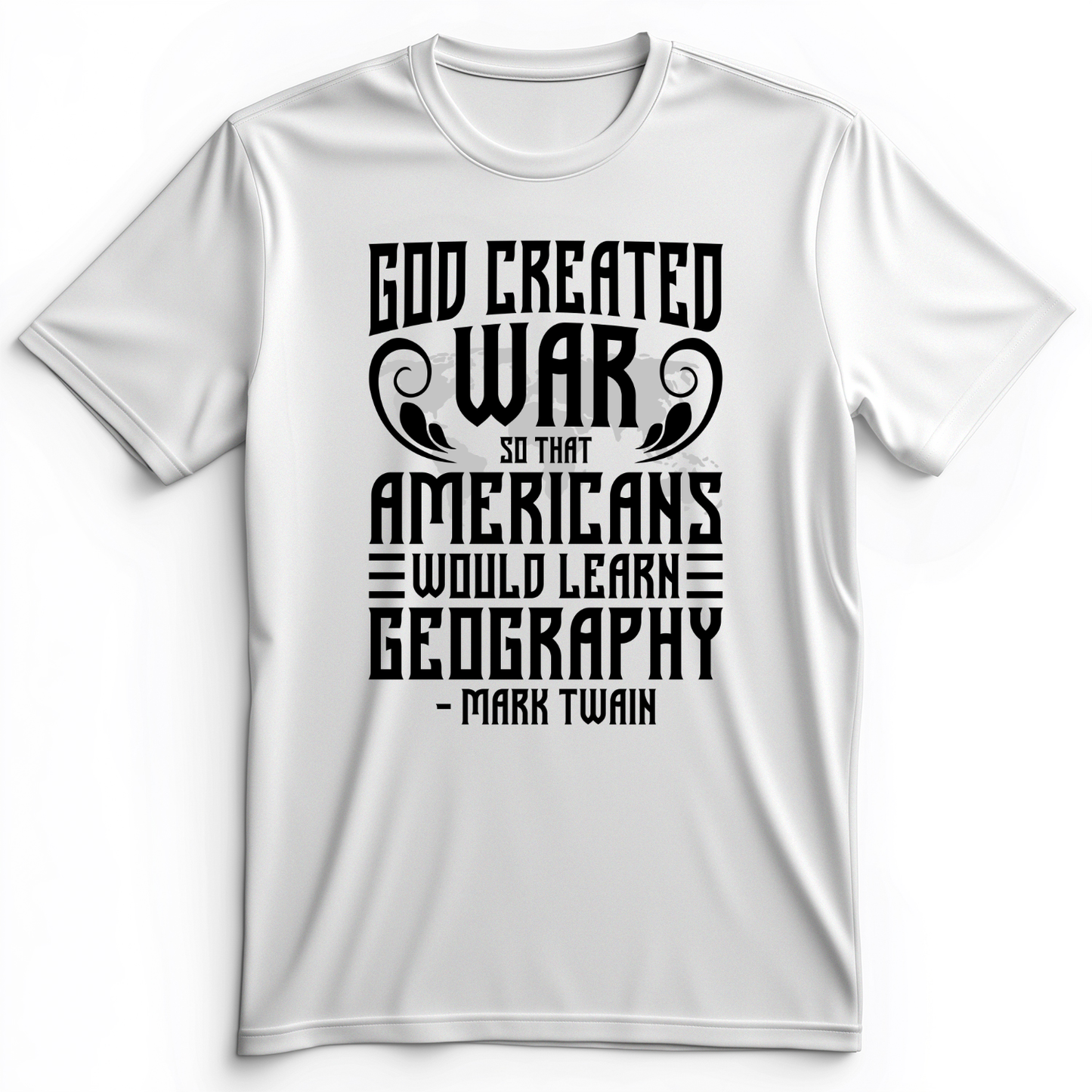 God Created War Premium Tee White / S