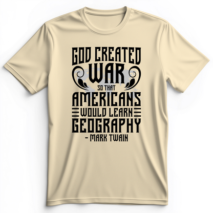 God Created War Premium Tee Natural / S