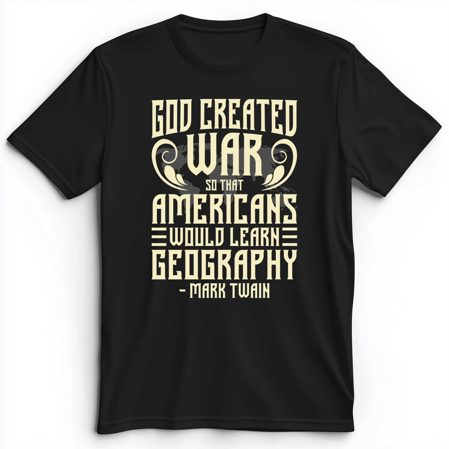 God Created War Premium Tee Black / S