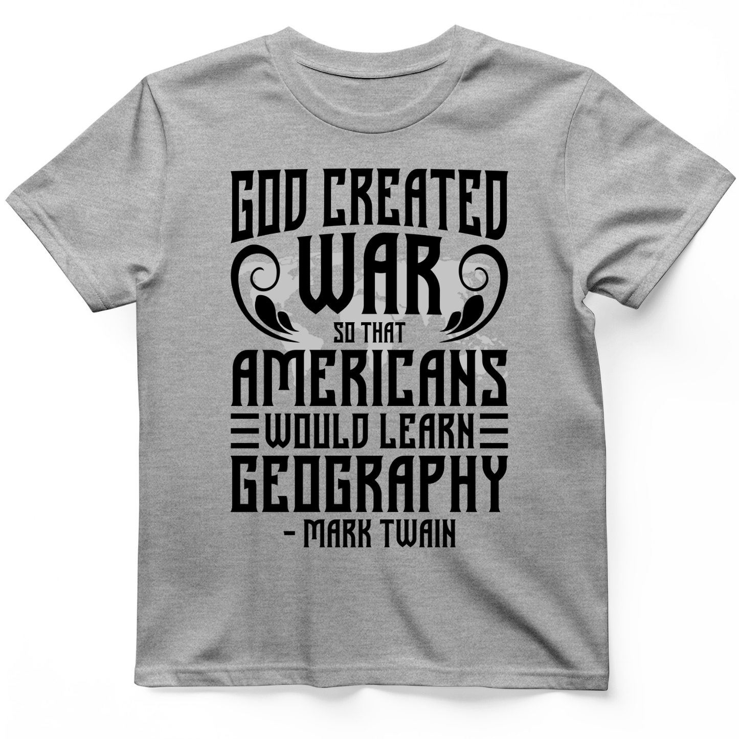 God Created War T-Shirt Sport Grey / S