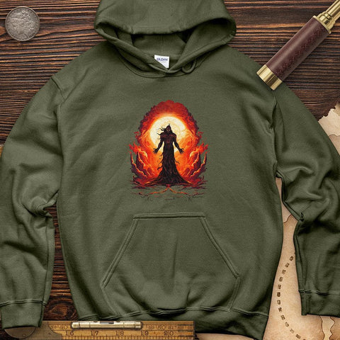 God of the Underworld Hoodie Military Green / S