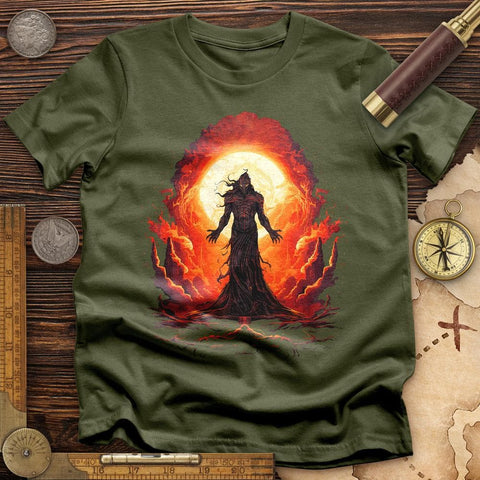 God of the Underworld T-Shirt Military Green / S