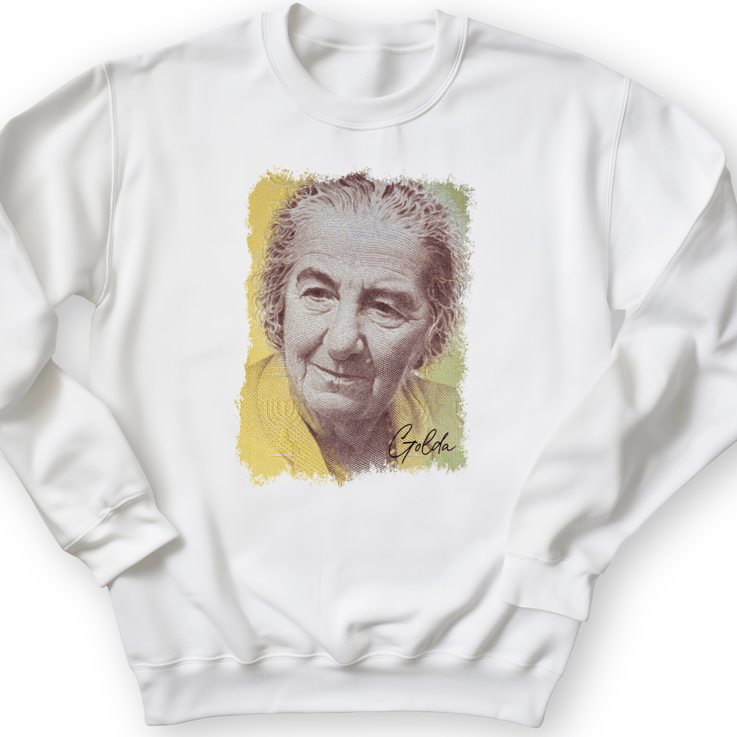 Golda Meir Crewneck White / S
