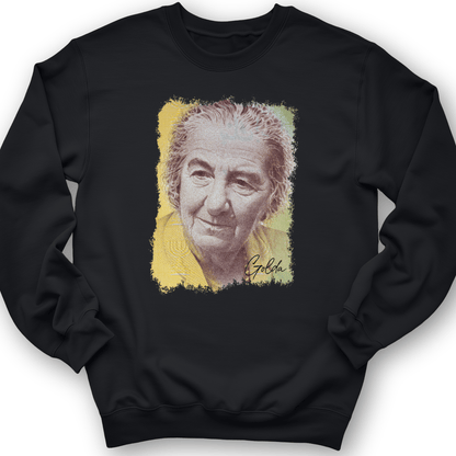 Golda Meir Crewneck Black / S