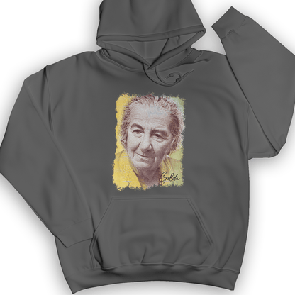 Golda Meir Hoodie Charcoal / S