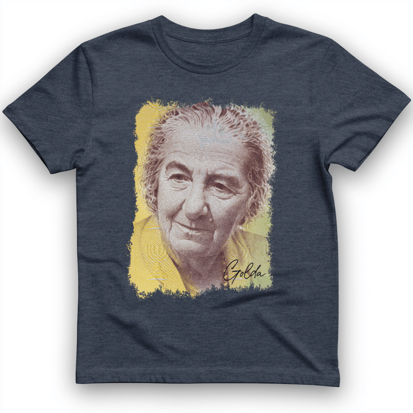 Golda Meir T-Shirt Heather Navy / S