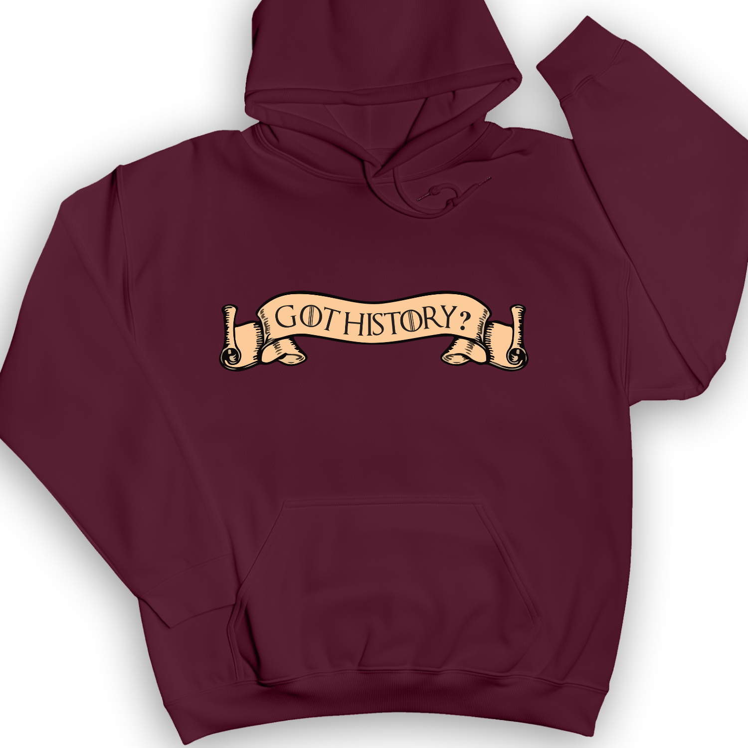 Got History Hoodie Maroon / S