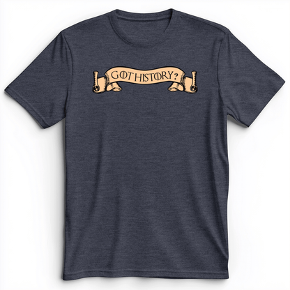 Got History Premium Tee Heather Navy / S