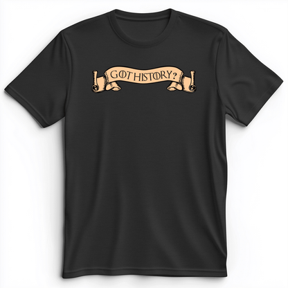 Got History Premium Tee Dark Grey Heather / S