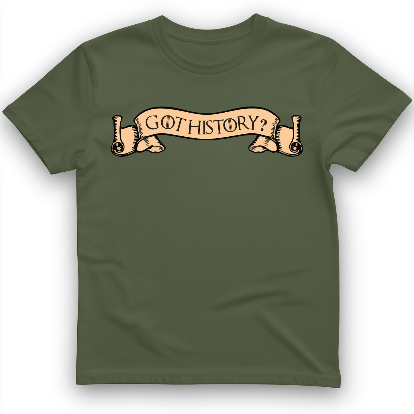 Got History T-Shirt Military Green / S