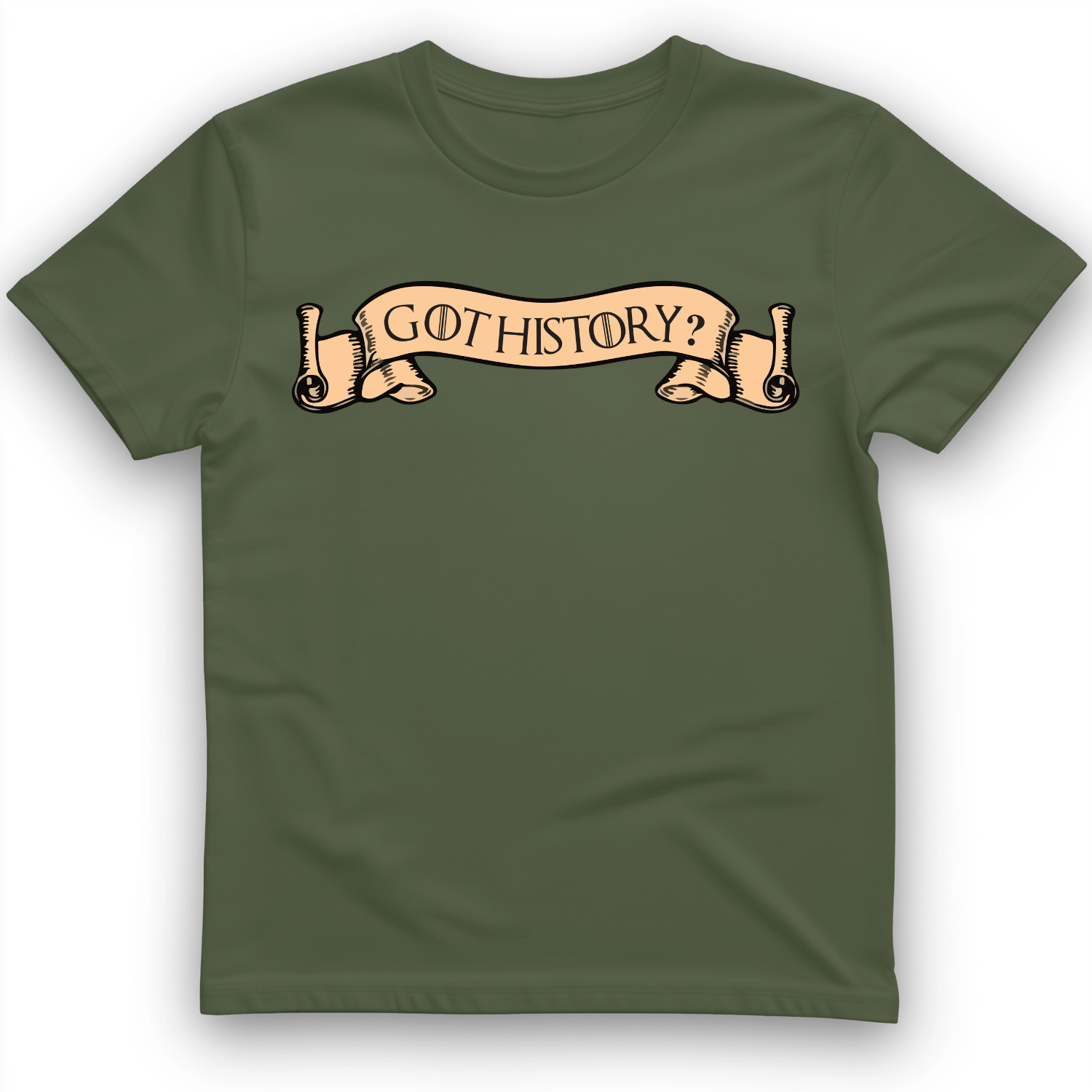 Got History T-Shirt Military Green / S