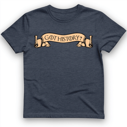 Got History T-Shirt Heather Navy / S