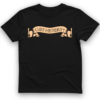 Got History T-Shirt Black / S