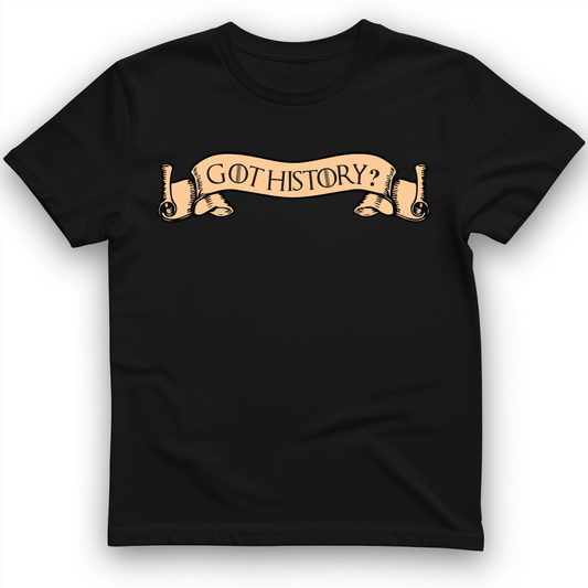 Got History T-Shirt Black / S