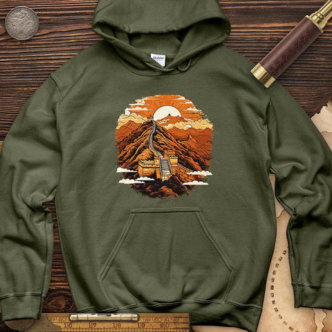 Grand Wall Hoodie Military Green / S