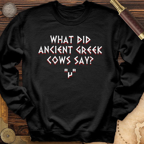 Greek Cows Crewneck