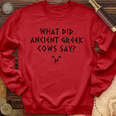 Greek Cows Crewneck