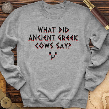 Greek Cows Crewneck