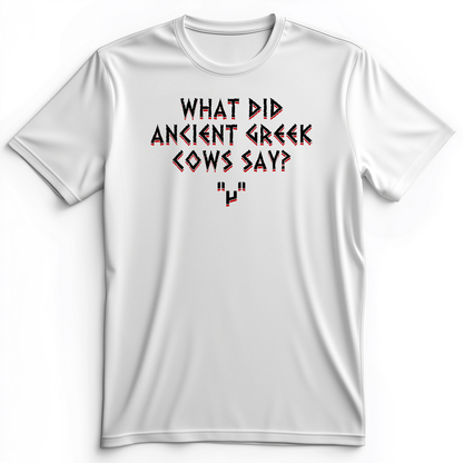 Greek Cows Premium Tee White / S