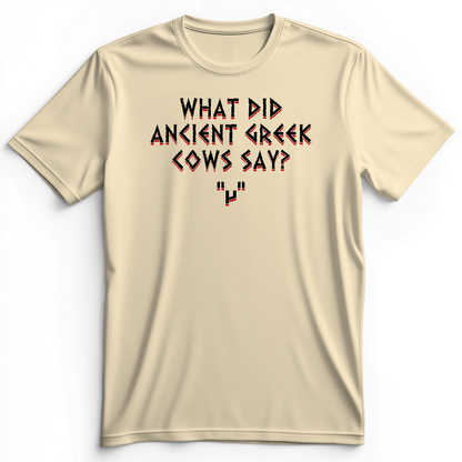 Greek Cows Premium Tee Natural / S