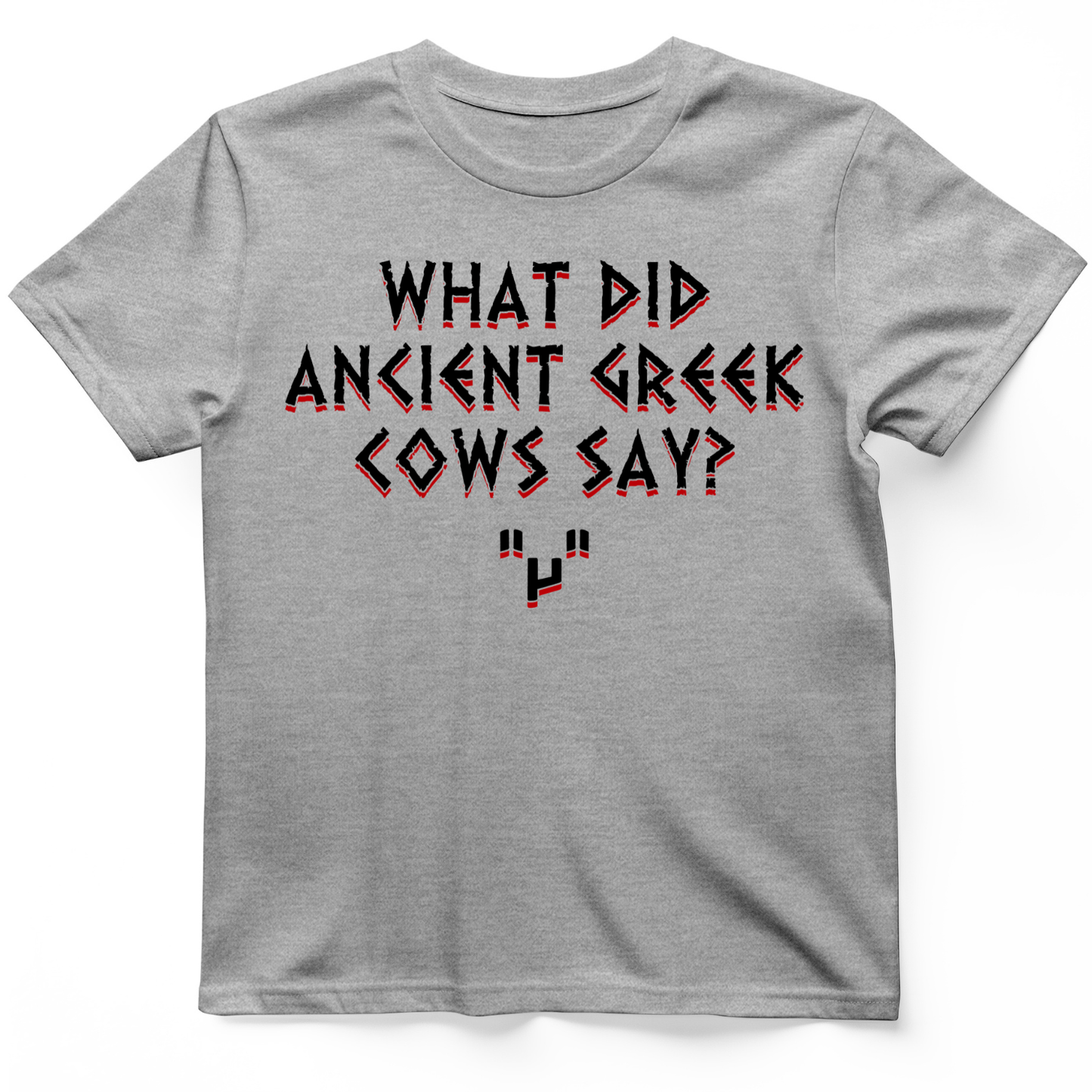 Greek Cows T-Shirt Sport Grey / S