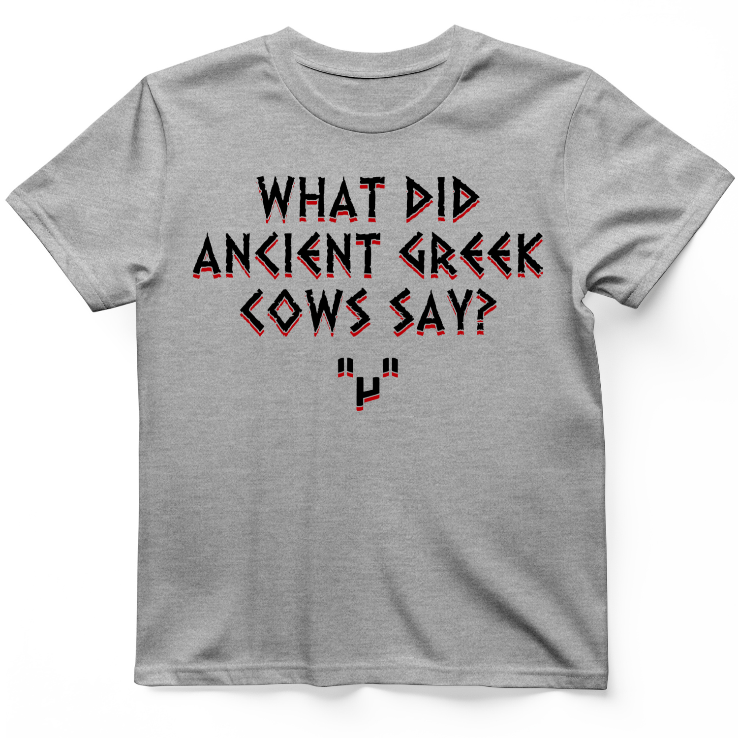 Greek Cows T-Shirt Sport Grey / S