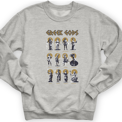 Greek Gods Crewneck Sport Grey / S