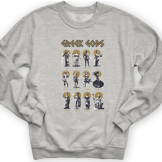 Greek Gods Crewneck Sport Grey / S
