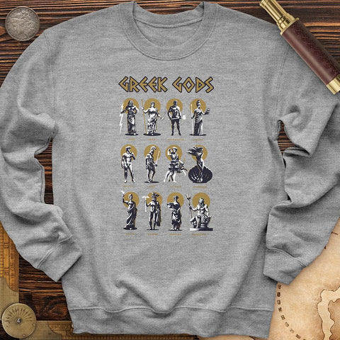 Greek Gods Crewneck Sport Grey / S