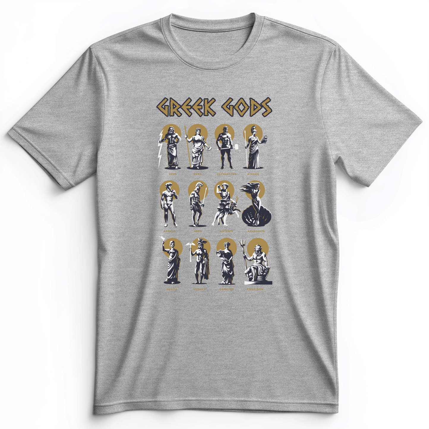 Greek Gods Premium Tee Athletic Heather / S