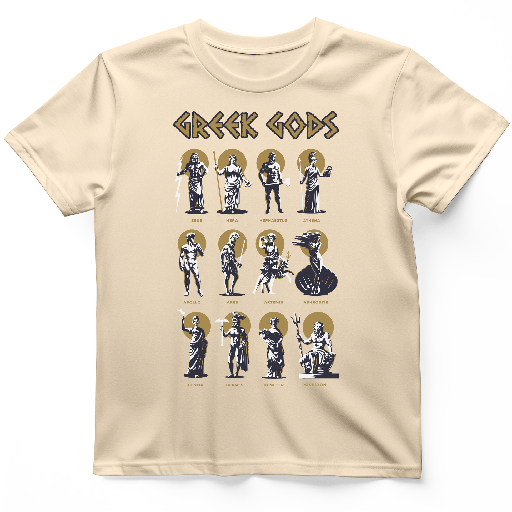 Greek Gods T-Shirt Natural / S