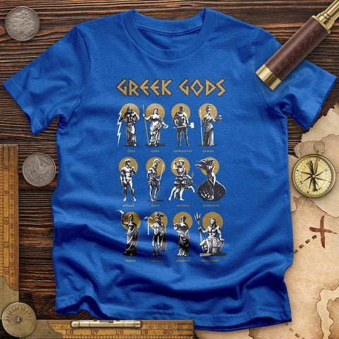 Greek Gods T-Shirt Royal / S