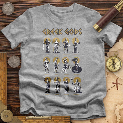 Greek Gods T-Shirt Sport Grey / S