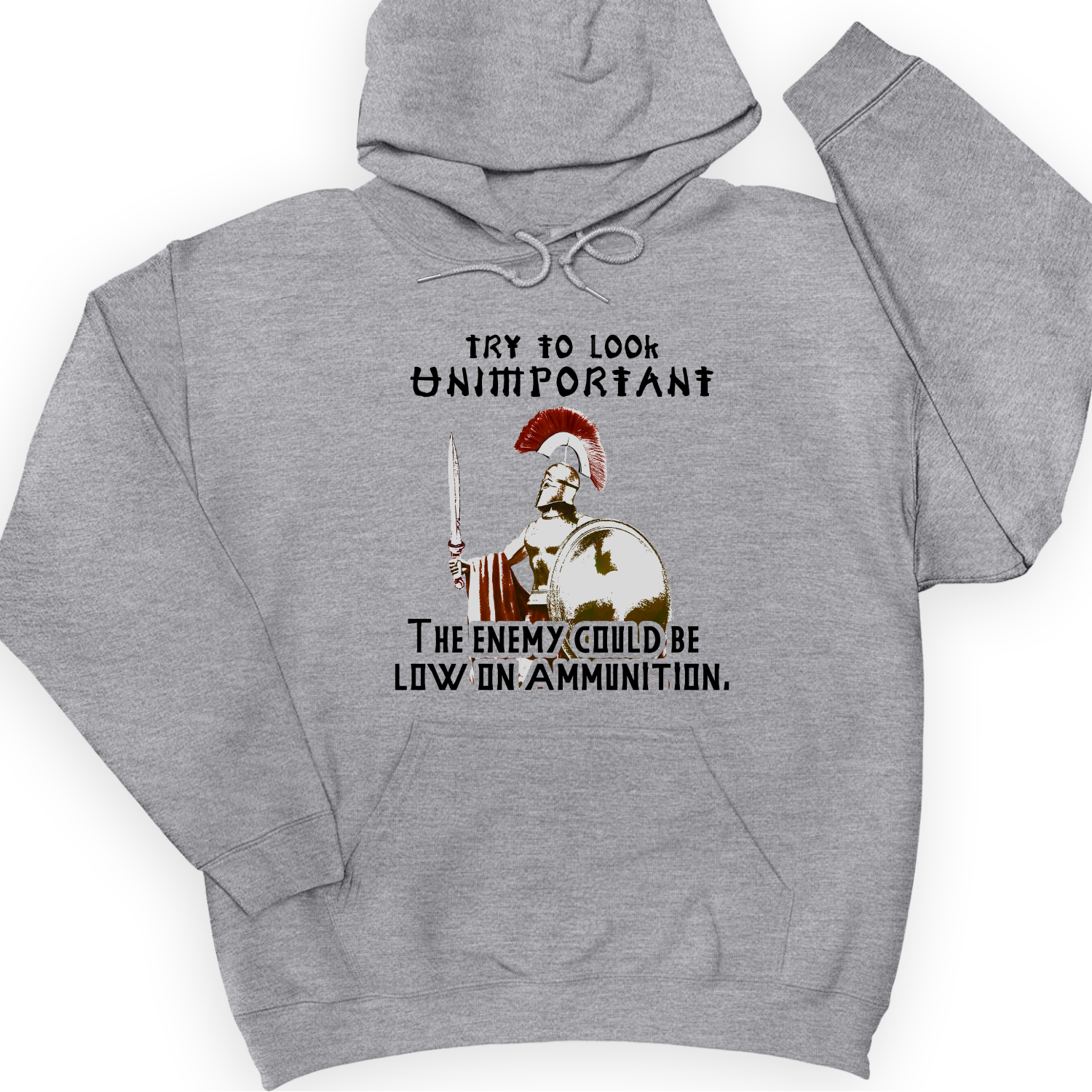 Greek Logic Hoodie Sport Grey / S