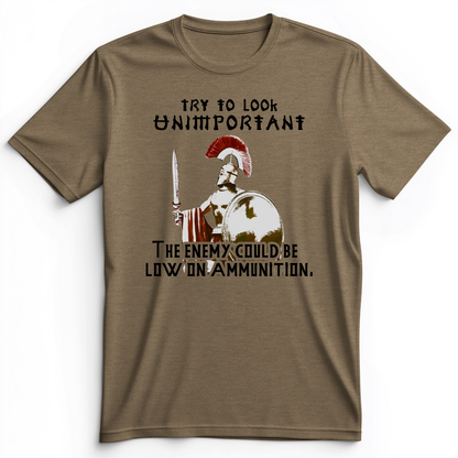 Greek Logic Premium Tee Heather Olive / S