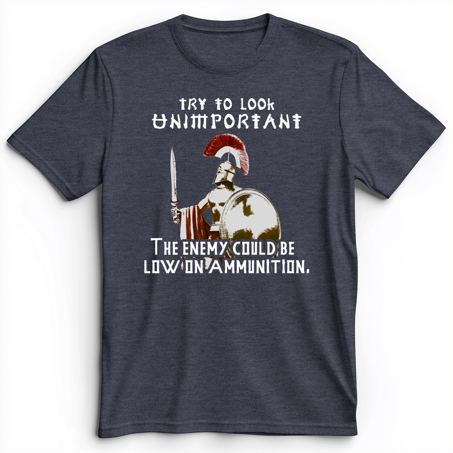 Greek Logic Premium Tee Heather Navy / S