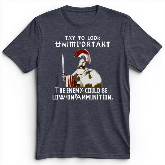 Greek Logic Premium Tee Heather Navy / S