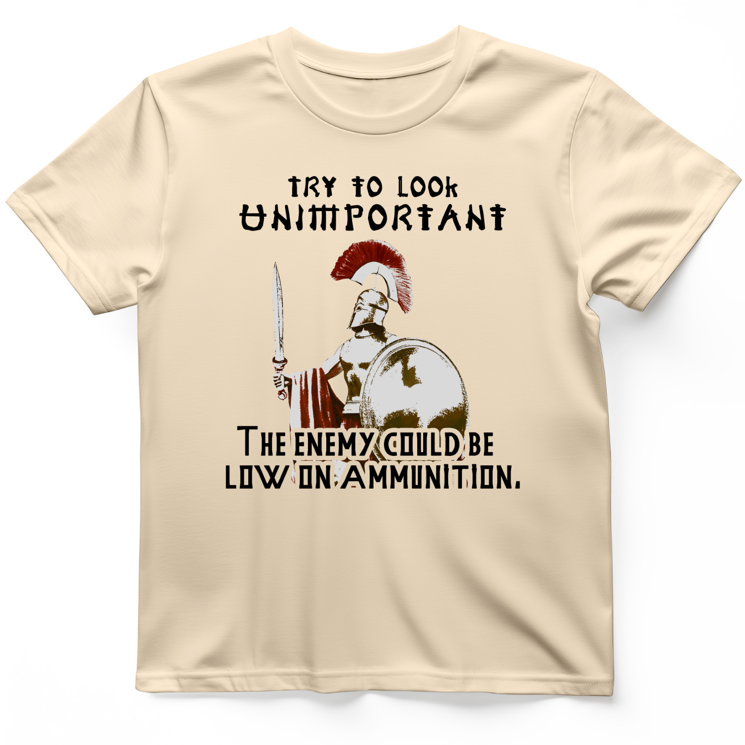 Greek Logic T-Shirt Natural / S